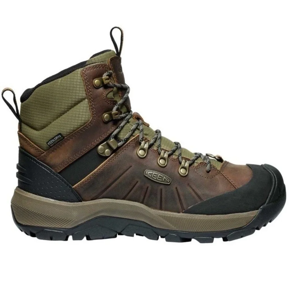 NIB KEEN Revel IV High Polar Boots Men's 8 40.5 Waterproof Mid Polar Bison $190